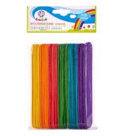 Patyczki drewniane kolorowe 40 szt. ASTRA