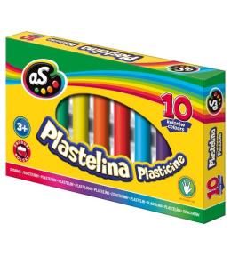 Plastelina 10 kolorów AS