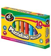 Plastelina 10 kolorów AS