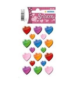 Naklejka Decor kolorowe serca