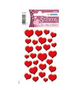 Naklejka Magic czerwone serca