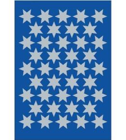 Naklejki Gwiazdki srebrne