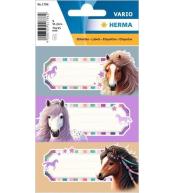 Naklejki szkolne - Świat koni 9szt