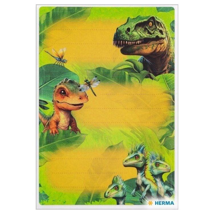 Naklejki szkolne - Dinozaury 9szt