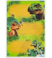 Naklejki szkolne - Dinozaury 9szt