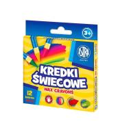 Kredki świecowe okrągłe 12kol ASTRA