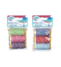 Sznurki do dekoracji 3 szt x 10 m ASTRA