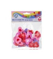 Naklejki piankowe - Pastelowe serduszka ASTRA