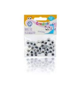 Oczy samoprzylepne 10 mm Oczy Bazyliszka ASTRA
