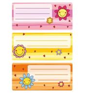 Naklejki szkolne - Słoneczko 9szt