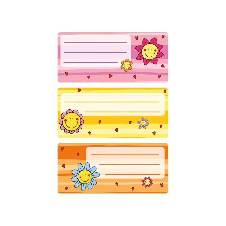 Naklejki szkolne - Słoneczko 9szt