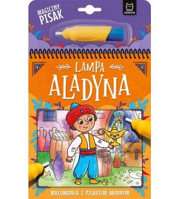 Lampa Aladyna. Malowanka z pisakiem wodnym