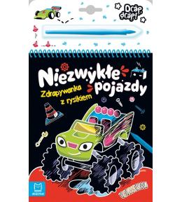 Niezwykłe pojazdy. Zdrapywanka z rysikiem