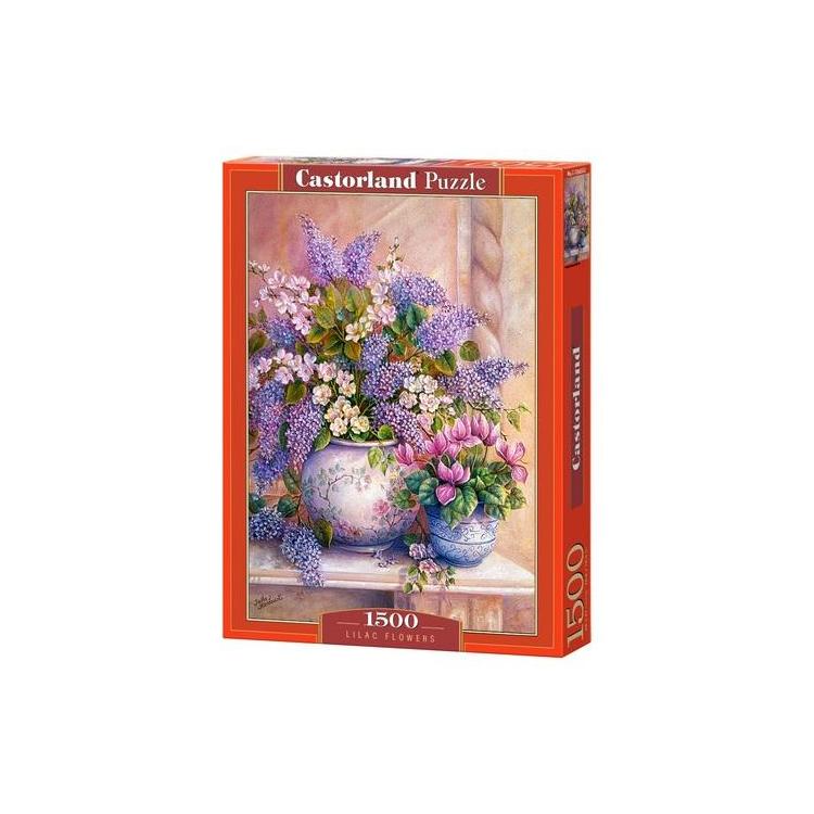 Puzzle 1500 Lilac Flowers CASTOR