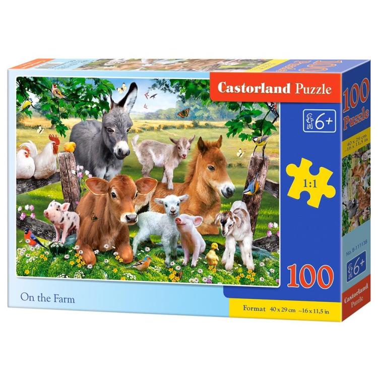 Puzzle 100 On the Farm CASTOR