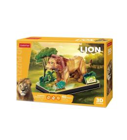 Puzzle 3D Zwierzęta Lew