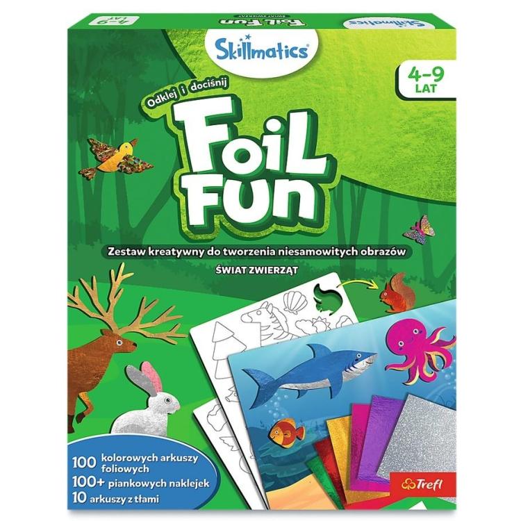 Zestaw Skillmatics Foil Fun Świat Zwierząt
