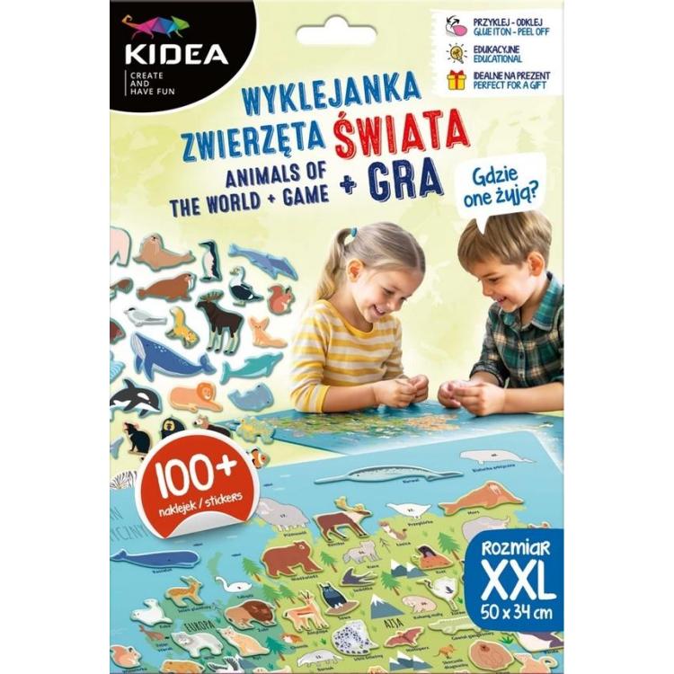 Gdzie oni żyją? Zwierzęta świata + gra KIDEA
