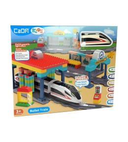 Klocki pociąg stacja kolejowa CADA