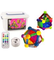 Klocki magnetyczne z podświetleniem 154el