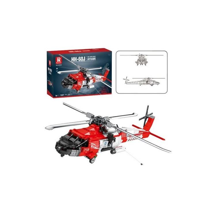 Klocki konstrukcyjne helikopter ratunkowy 1137el