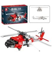 Klocki konstrukcyjne helikopter ratunkowy 1137el