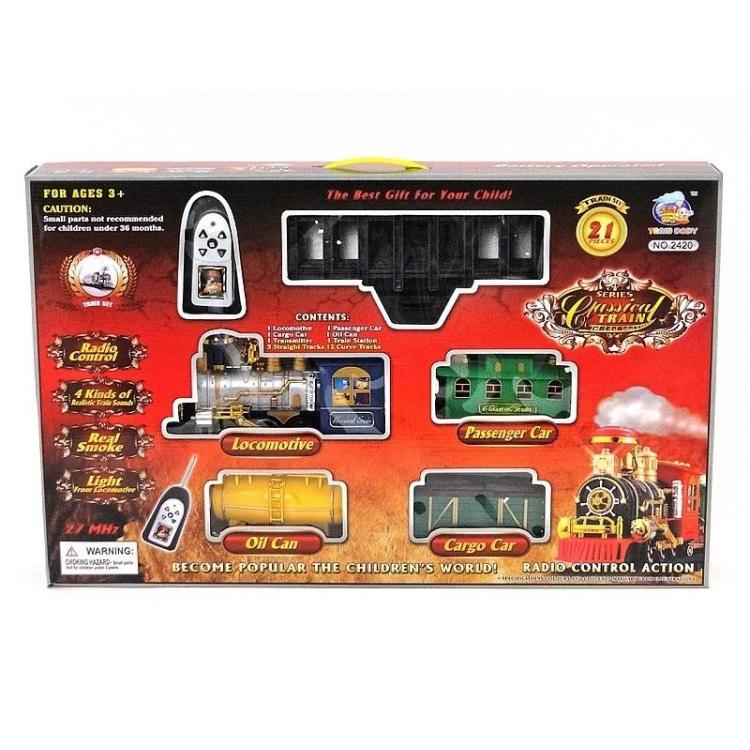 Kolejka zdalnie sterowana z funkcją pary