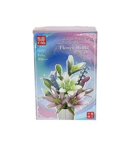 Klocki - kwiaty w wazonie