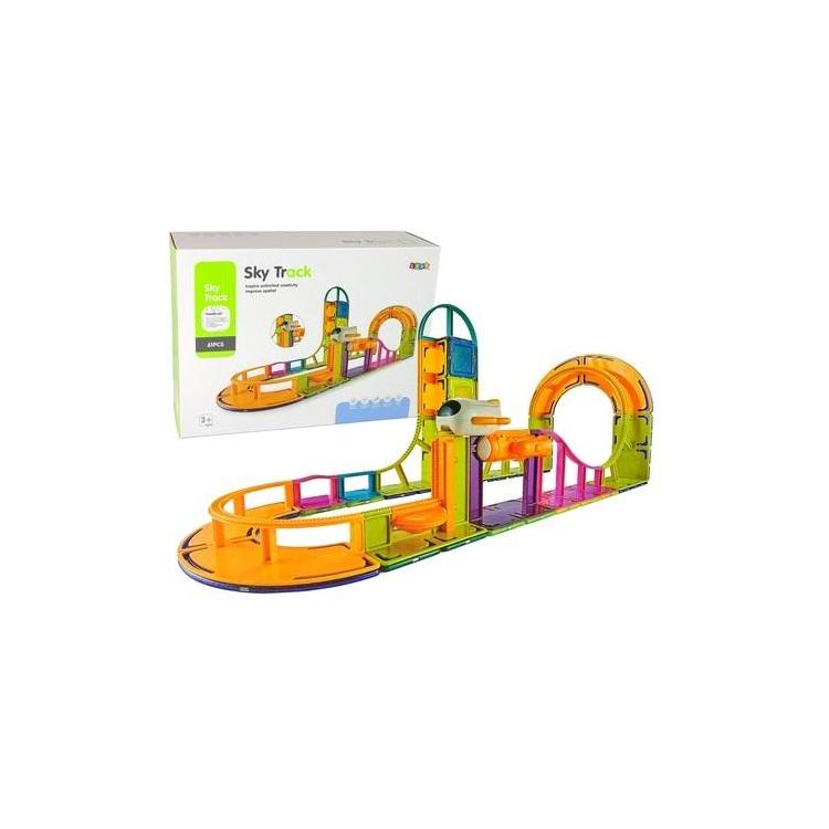 Klocki magnetyczne podniebny tor 61el