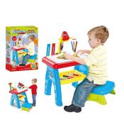 Stół edukacyjny z projektorem, krzesełko