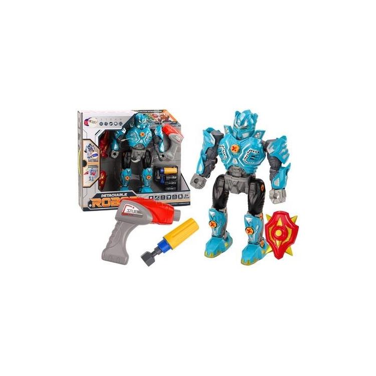 Robot do skręcania światła dźwięk turkusowy