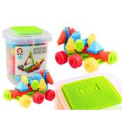 Zestaw klocków w pudełku 200el wielokolorowe