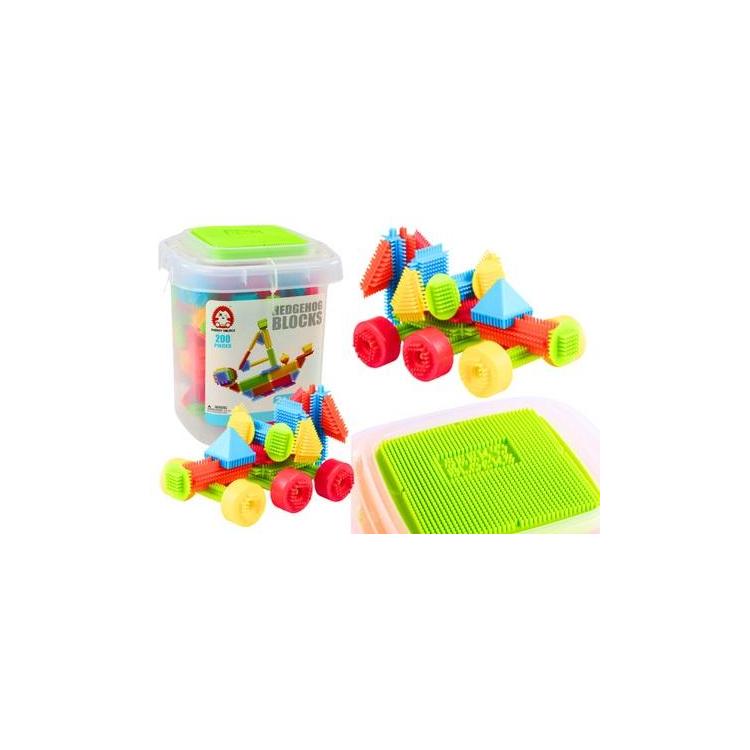 Zestaw klocków w pudełku 200el wielokolorowe