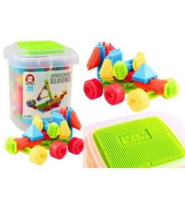 Zestaw klocków w pudełku 200el wielokolorowe