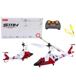 Helikopter RC Żyroskop Syma S111 czerwono biały