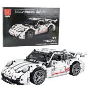 Klocki Samochód GT Racing Biały 1:14 1268el