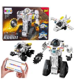 Klocki konstrukcyjne robot kosmiczny 3w1 408el