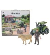 Farma z figurkami zwierząt