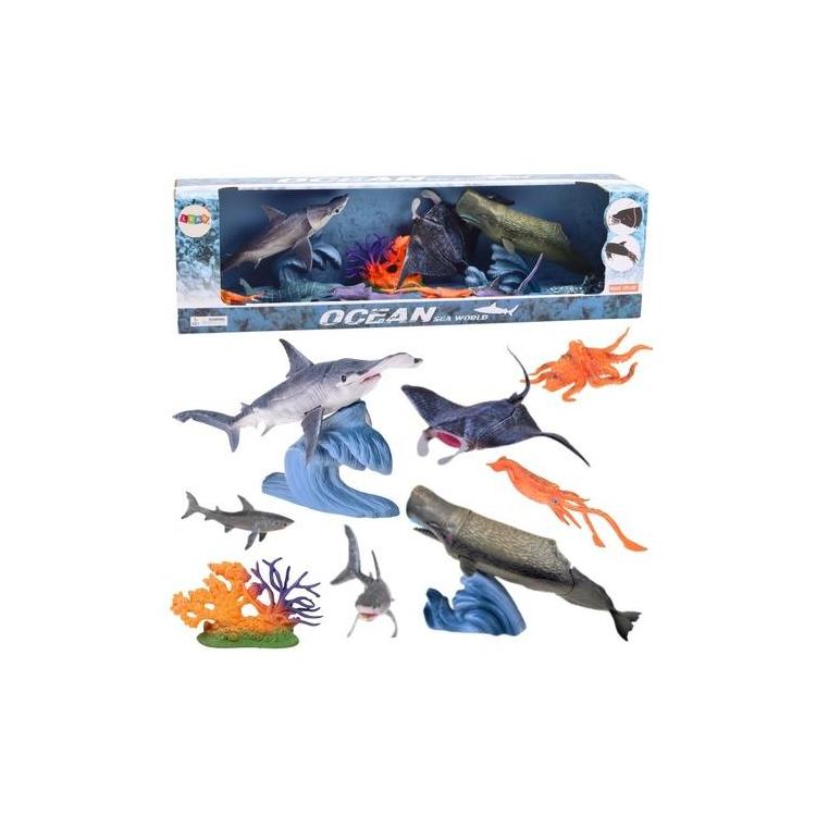 Figurki zwierzęta morskie ruchome elementy