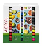 Farba akrylowa 12ml 36 kolorów HAPPY COLOR
