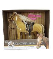 Koń flokowany z grzywą do czesania