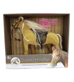 Koń flokowany z grzywą do czesania