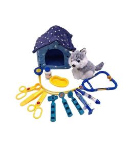 Piesek z zestawem lekarskim