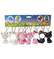 Brelok kotek ze światłem MIX (12szt)