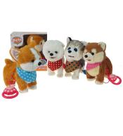 Piesek pluszowy na baterie MIX