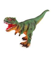 Duża figurka dinozaur Tyranozaur Rex ziel-pomarań.