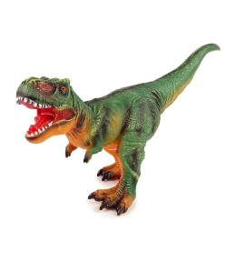 Duża figurka dinozaur Tyranozaur Rex ziel-pomarań.