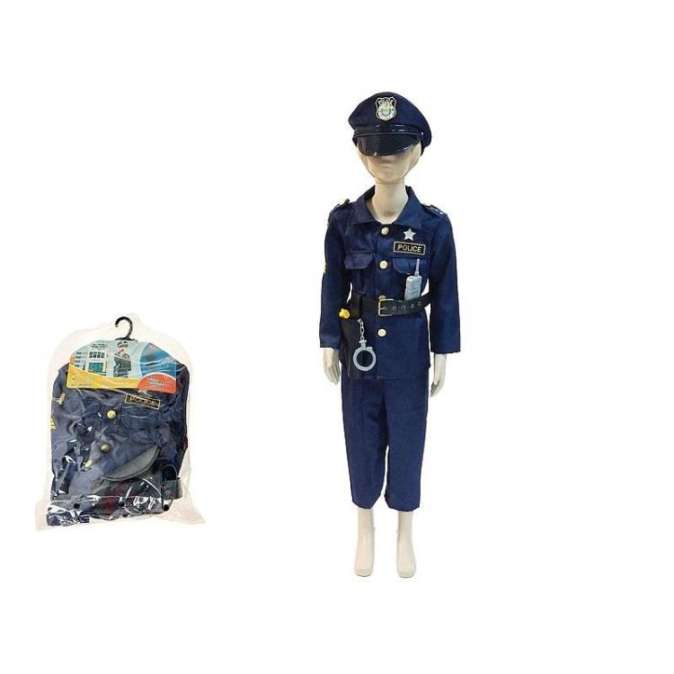 Strój karnawałowy policjant rozm. 90-110cm