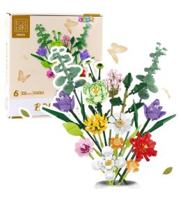 Klocki konstrukcyjne Bukiet kwiatów 836el