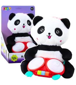 Panda pluszowa z bębenkami
